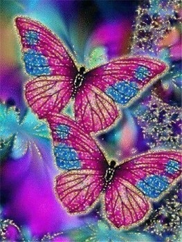 Huacan DIY Diamond Painting Butterfly And Flower 5D Full Square Rhinestone Diamond Embroidery Mosaic Cross Home Butterflies