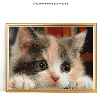 Evershine Diamond Painting Cat Full Round Drill Display Diamond Mosaic Animal Cross Stitch Kit Diamond Home Evershine Diamond Painting Cat Full Round Drill Display Diamond Mosaic Animal Cross Stitch Kit Diamond